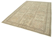 Handmade Vintage Area Rug – Classic Turkish Wool Carpet, Neutral Beige 6'7''x10'