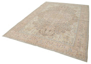 Vintage Wool Area Rug - Handmade Cotton Wool Carpet 6x10 Feet Rug | Turkish Handwoven Classic
