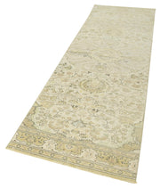 Vintage Cotton Wool Rug – Handmade Area Rug | Beige Neutral Tone Classic