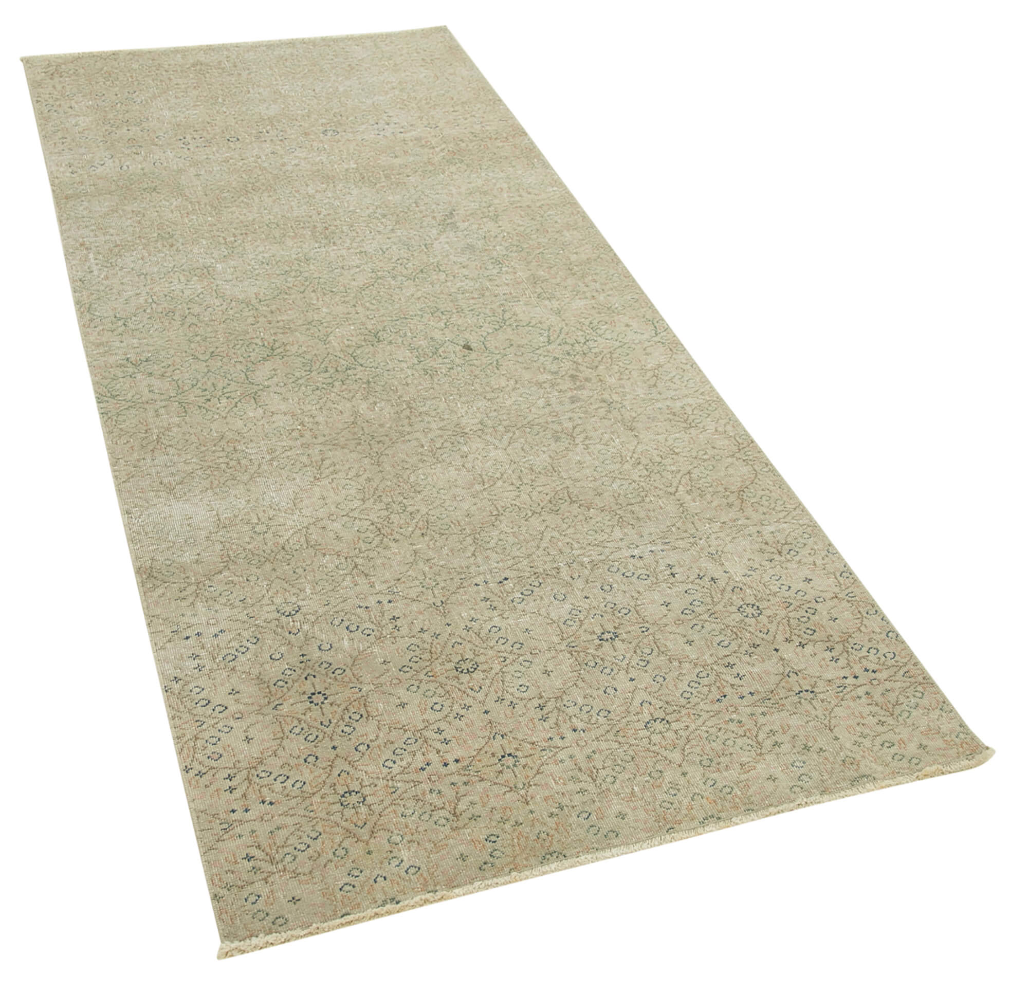 Vintage Cotton Wool Rug – Antique Cotton Wool Carpet | Hand Woven Durable Wool Area Rug Beige