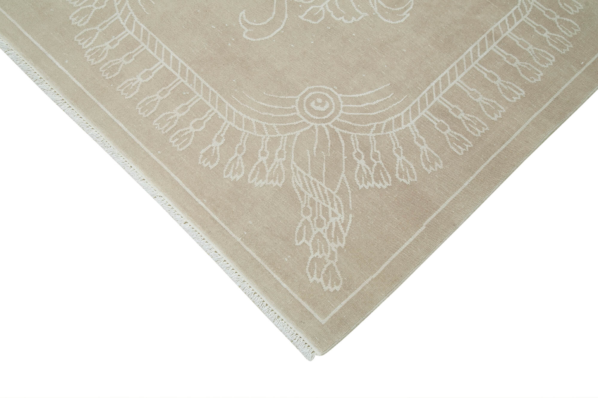 Handmade Area Rug – Vintage Turkish Hand Knotted Carpet 8'8"x11'6" Wool Cotton Blend