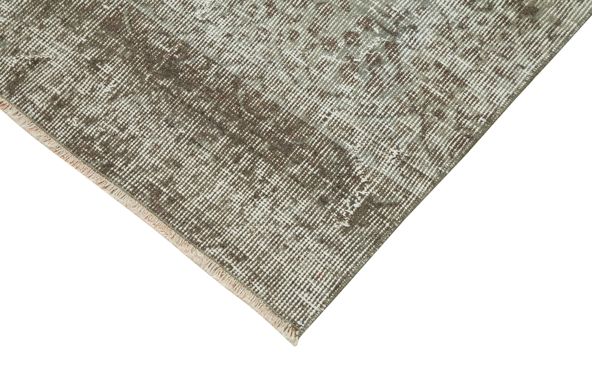 Handmade Vintage Area Rug – Overdyed Blue Rug | Cotton Wool Carpet 2'9''x10'1''