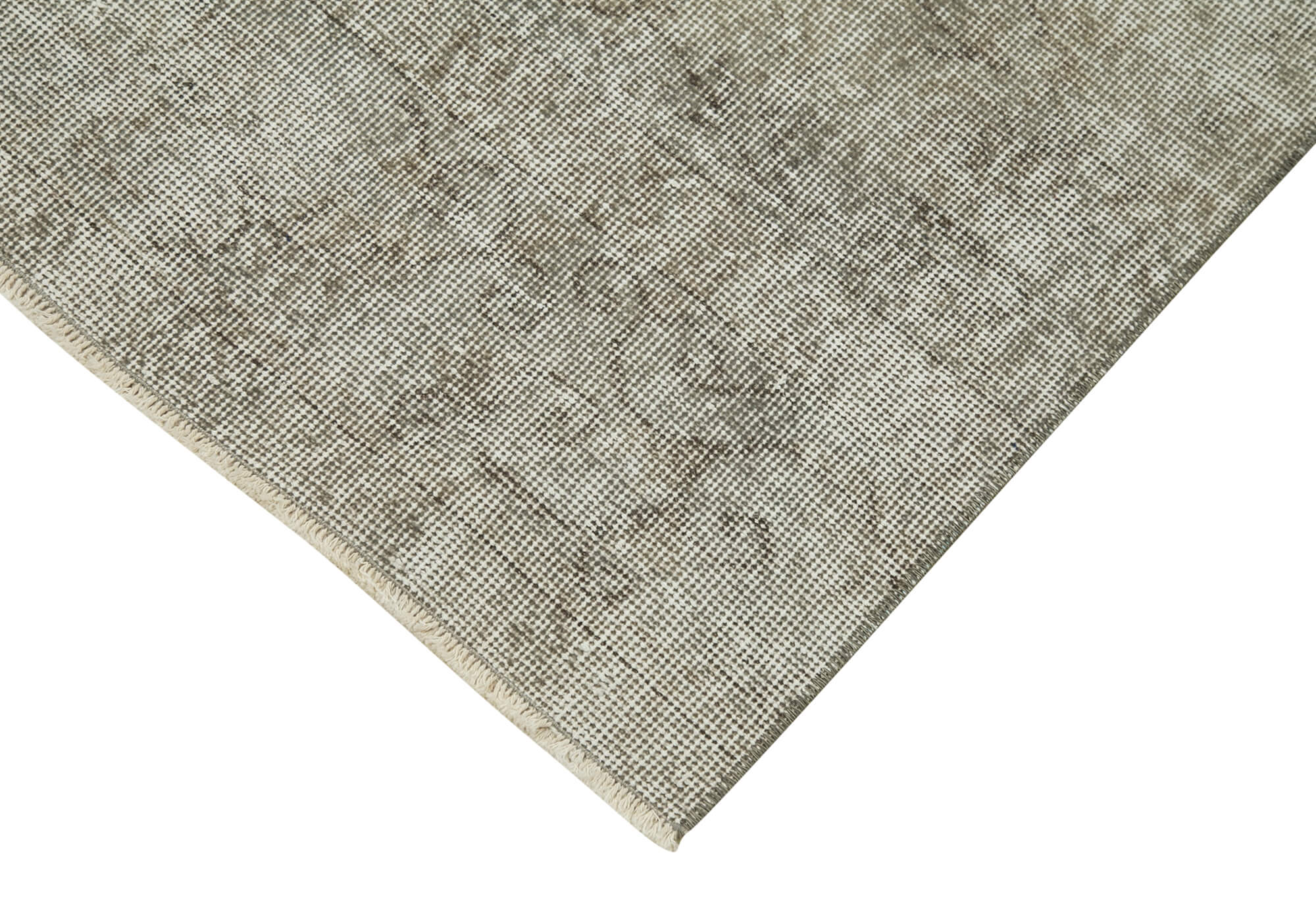 Handmade Area Rug – Overdyed Vintage Wool Cotton Carpet 3'x10'6'' | Turkish Hand Woven