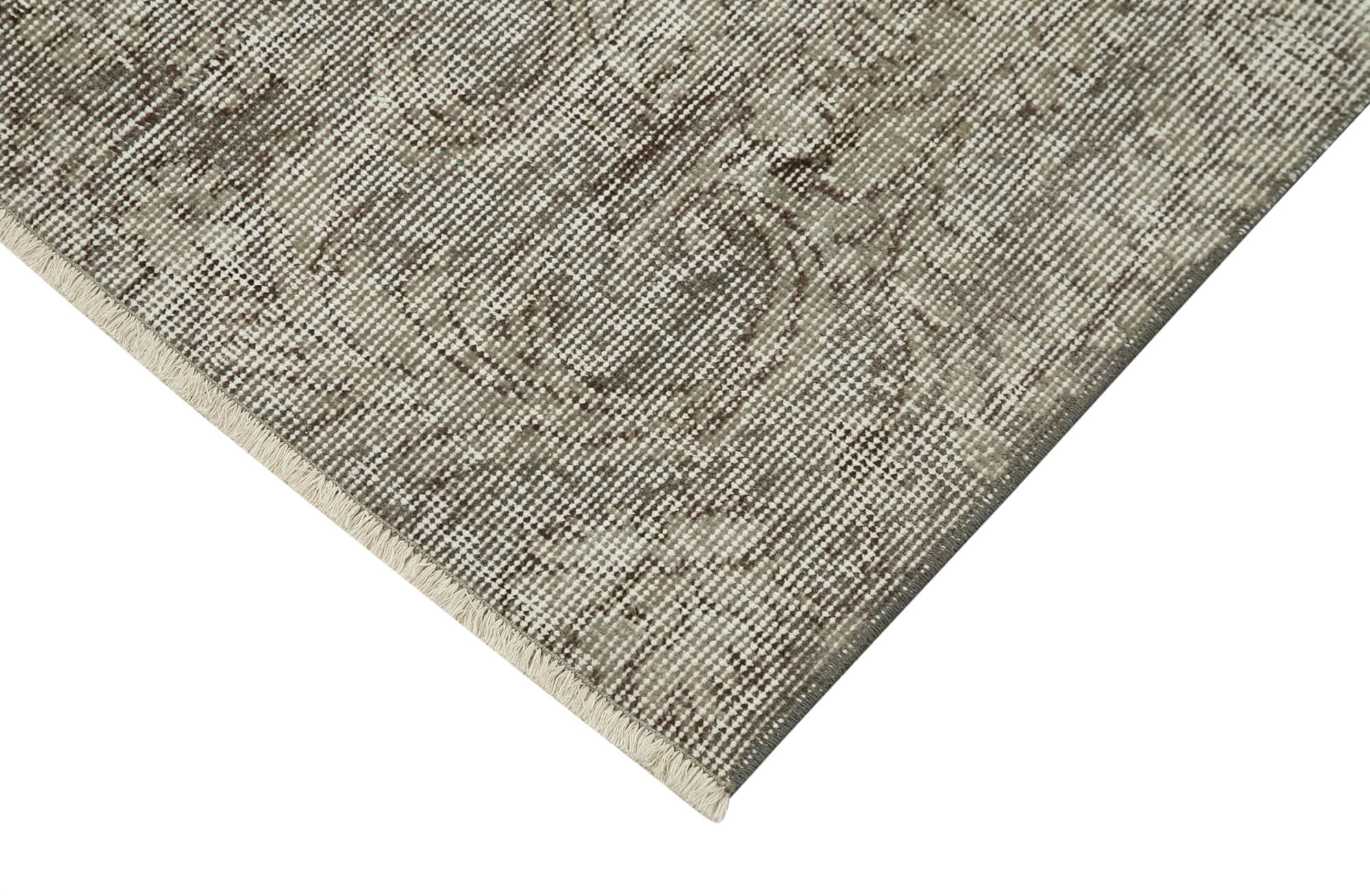 Handmade Vintage Area Rug – Overdyed Wool & Cotton, Turkish Hand Knotted Carpet 3'1'' x 9'9''
