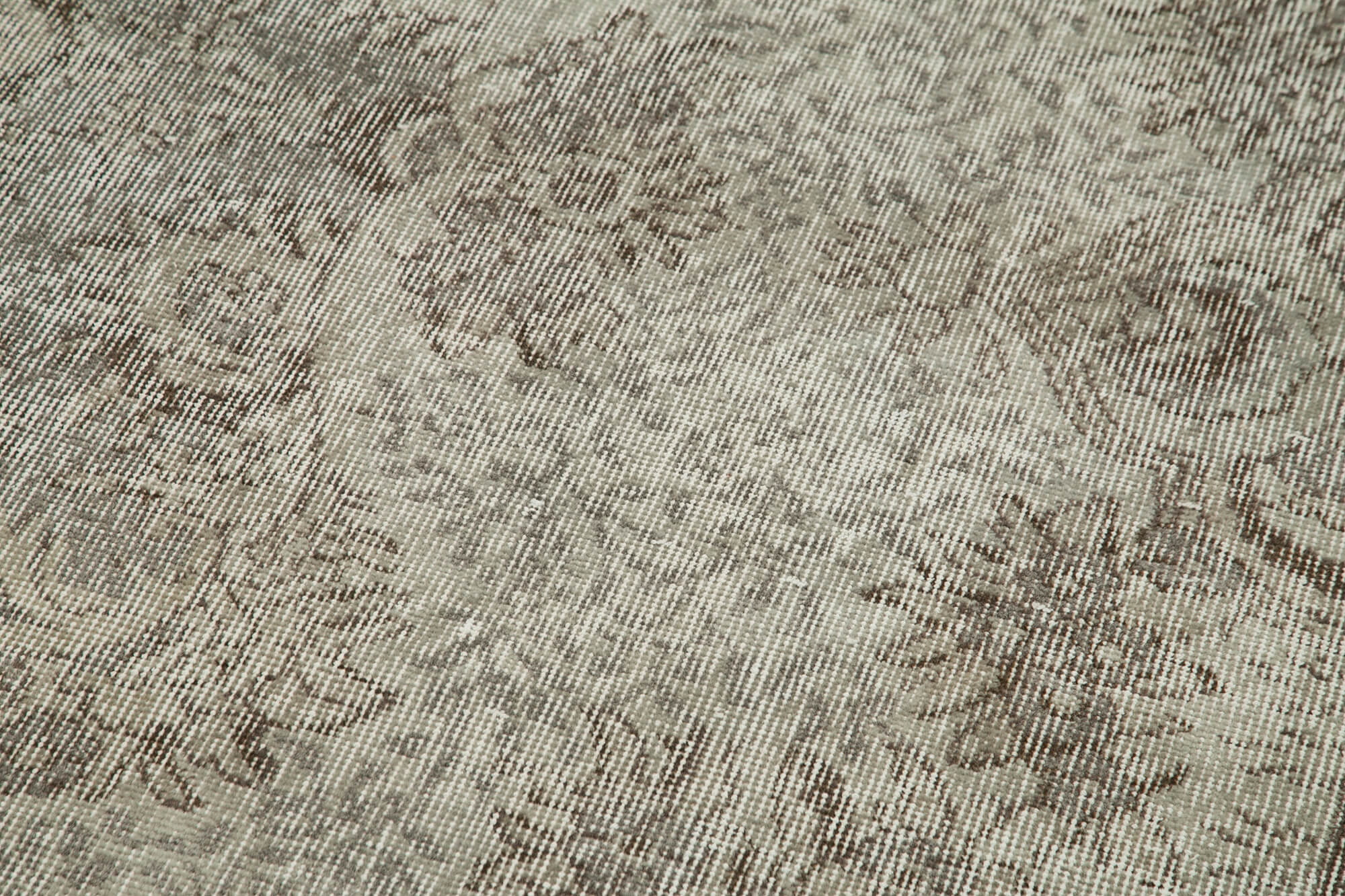 Handmade Vintage Area Rug – Overdyed Wool & Cotton, Turkish Hand Knotted Carpet 3'1'' x 9'9''