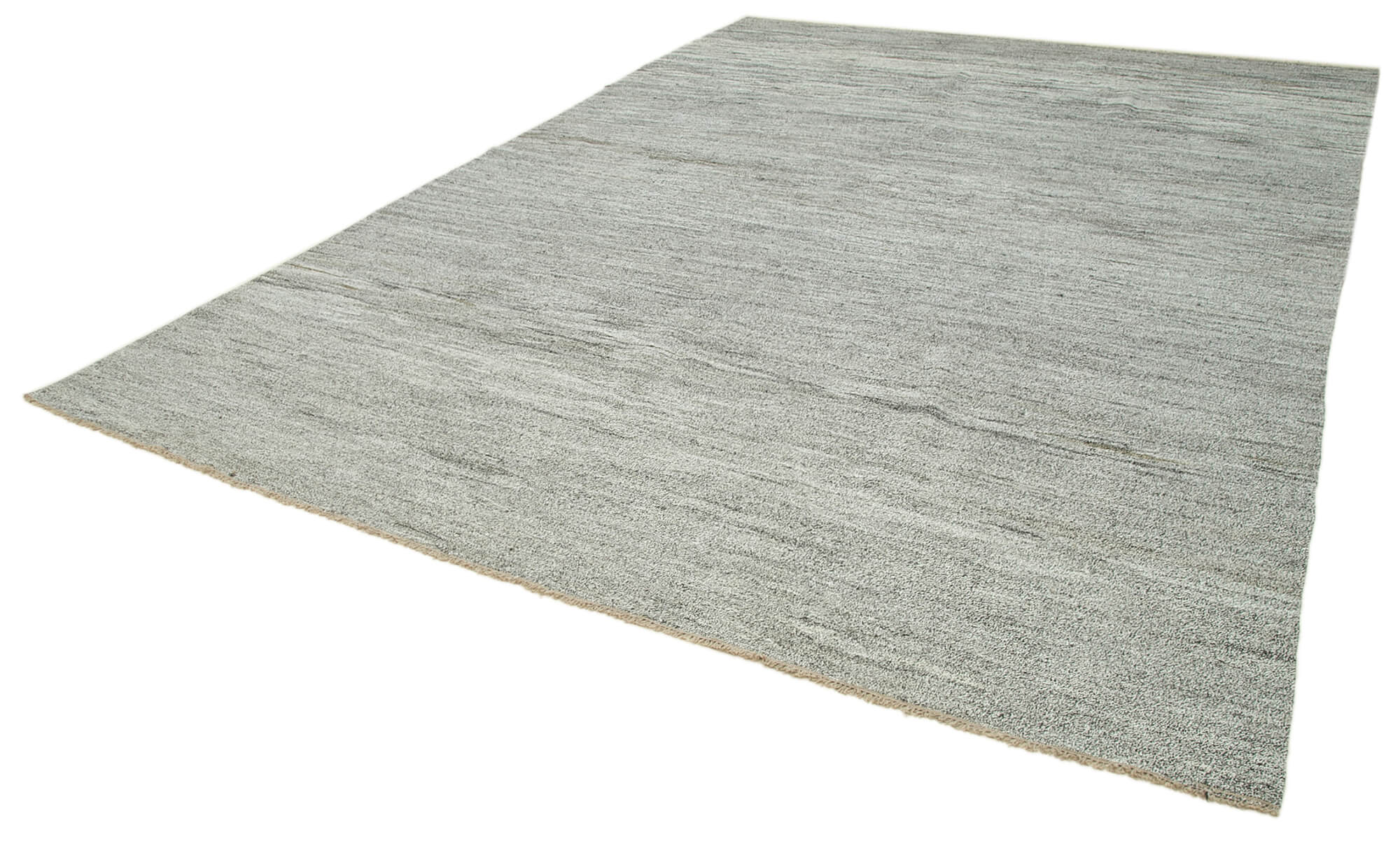 Handmade Area Rug - Geometric Wool Rug 9'7''x13'7'' | Durable Cotton Blend Carpet