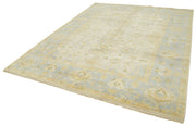 Handmade Wool Area Rug – Classic Beige Turkish Cotton Wool Carpet 7'10''x10'