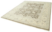 Handmade Wool Area Rug – Tebriz Classic Beige Cotton Wool Rug 8x10 ft Durable