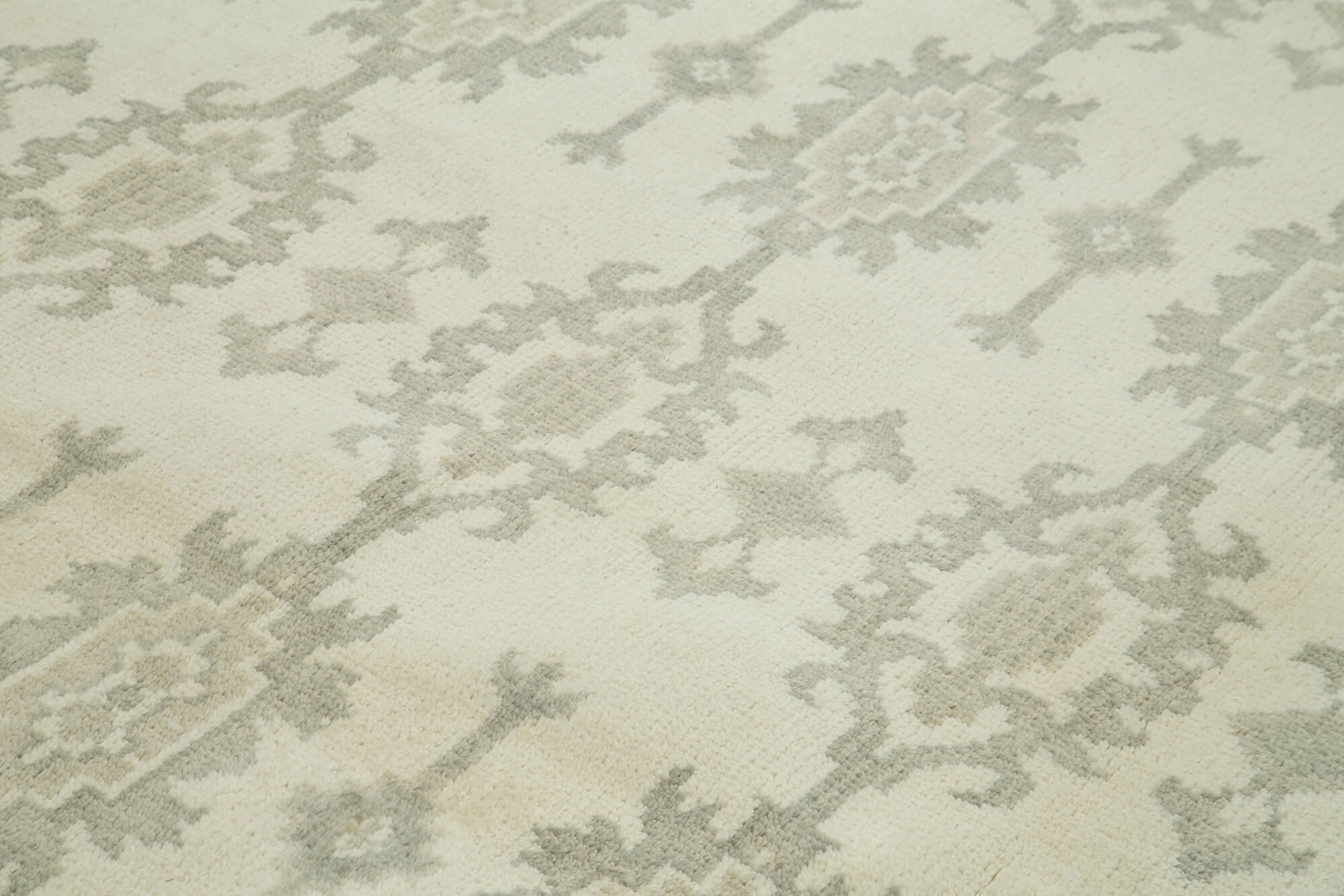 Handmade Wool Area Rug – Classic Beige Rug, Durable Cotton Wool Weave 8'9''x12'