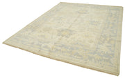 Handmade Wool Area Rug – Tebriz Classic Beige Cotton Wool Carpet 8'2'' x 9'10''