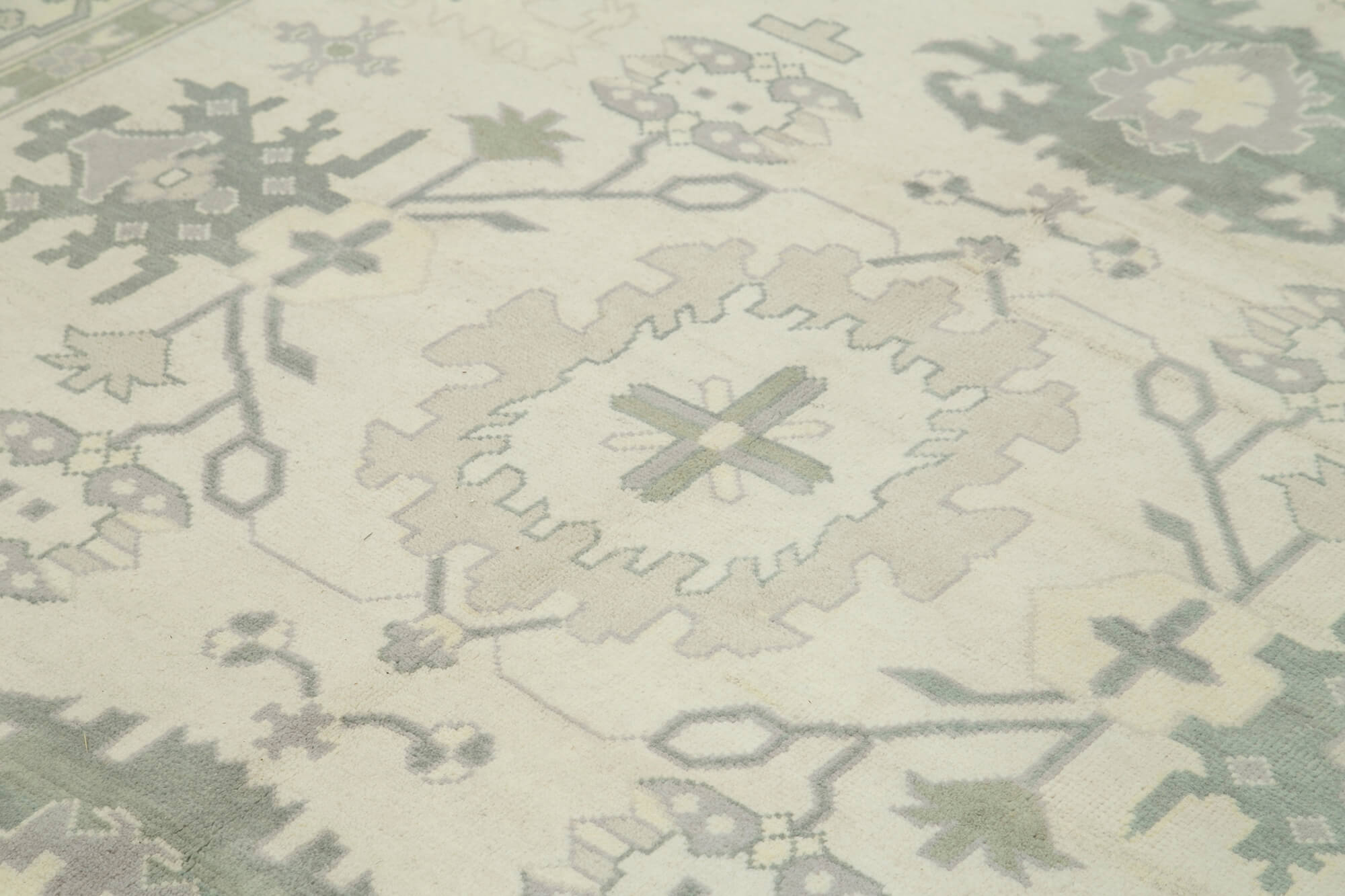Handmade Wool Area Rug - Classic Beige Carpet 8x10 | Turkish Hand Knotted Cotton Wool Rug