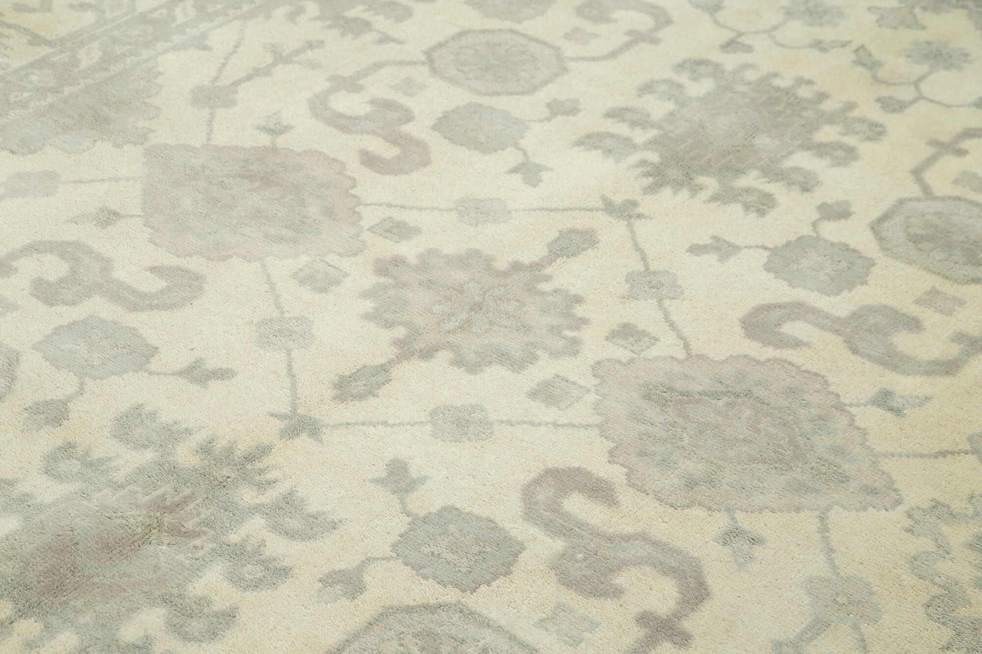 Handmade Wool Area Rug – Classic Cotton Wool Rug 8'3''x10' Beige Vintage Turkish Carpet