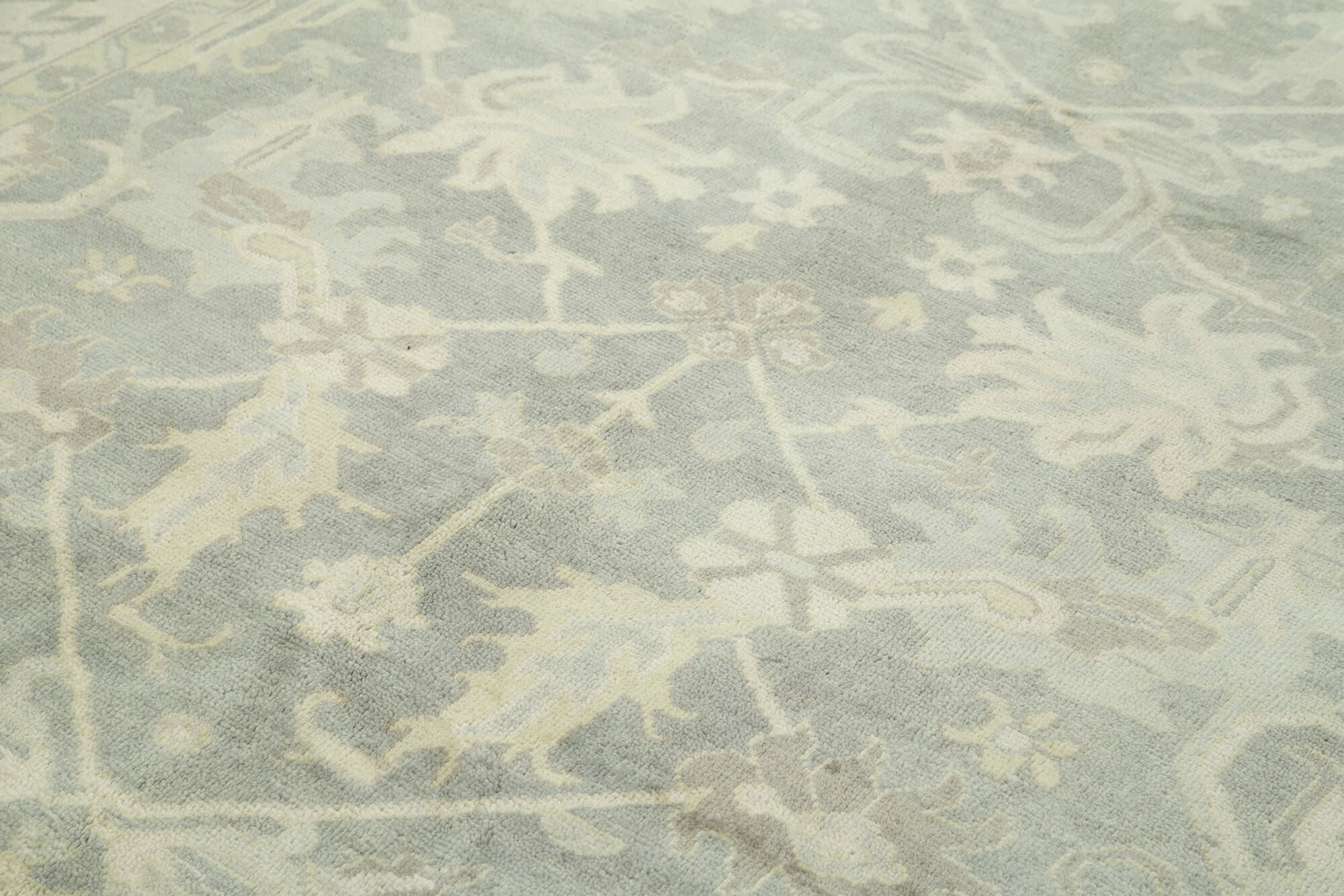 Tebriz Beige Classic Cotton Wool Handmade Area Rug 8'0'' x 9'11''