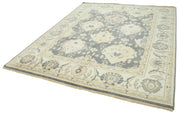Handmade Wool Area Rug – Tebriz Classic Beige 7x10 Cotton Wool Carpet