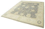 Handmade Wool Area Rug – Classic Beige 7x10 Vintage Hand Knotted Turkish Carpet