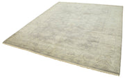 Handmade Wool Area Rug – Classic Beige Turkish Woven Rug 8'1'' x 9'10''