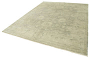 Handmade Wool Area Rug | Vintage Hand Knotted Carpet – Durable Cotton Rug 8'2''x9'11''