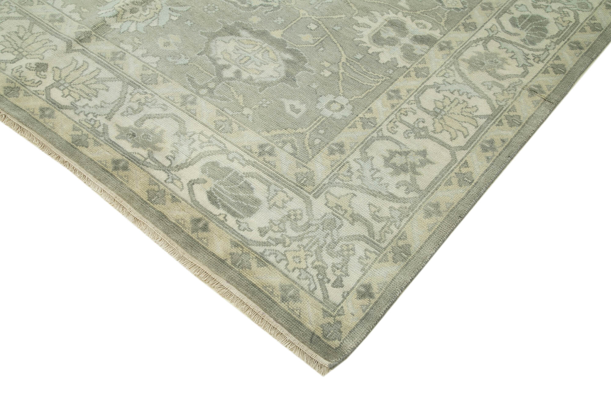 Handmade Wool Area Rug – Classic Beige Carpet 8'x10' | Turkish Woven Carpet
