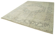 Handmade Wool Area Rug – Tebriz Classic Beige Cotton Wool Rug 8'11''x11'10''