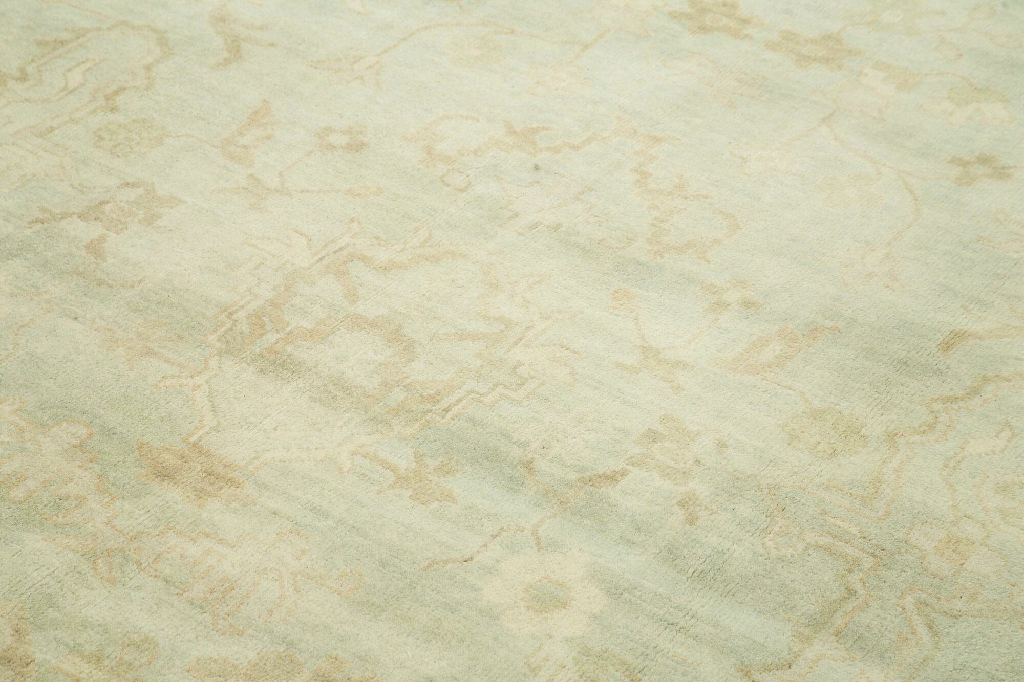 Handmade Wool Area Rug – Classic Beige Cotton Wool Rug 8'8''x11'9'' by Agacan