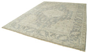 Handmade Cotton Wool Rug – Classic Area Rug | Beige Wool Carpet 9'3''x11'11''