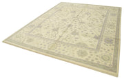 Handmade Wool Area Rug – Tebriz Classic Beige Cotton Wool Carpet 8'2''x10'0''