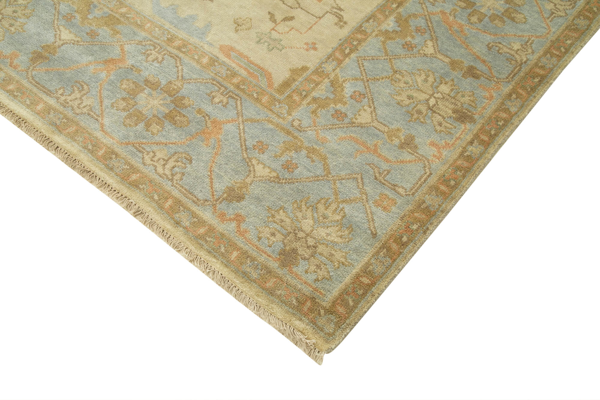 Handmade Cotton Wool Rug | Durable Wool Carpet, Classic Area Rug 8'1'' x 9'9'' – Soft Texture
