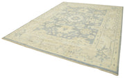 Handmade Wool Area Rug - Vintage Turkish Carpet | Classic Beige Rug 8'11''x11'10''