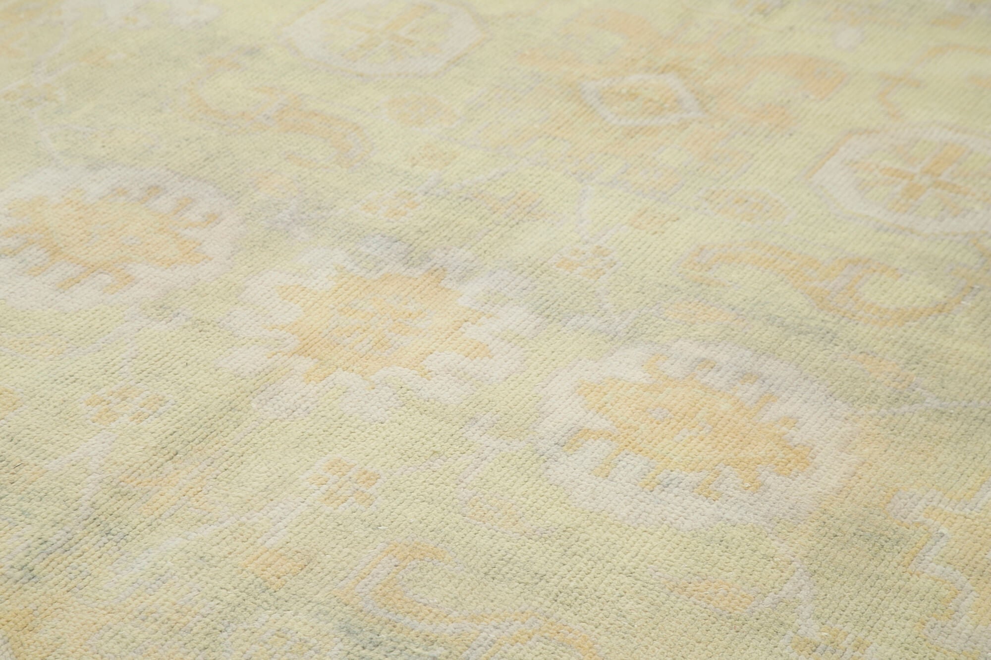 Handmade Wool Area Rug – Classic Beige Carpet | Turkish Hand Knotted Rug 8'7''x11'7''