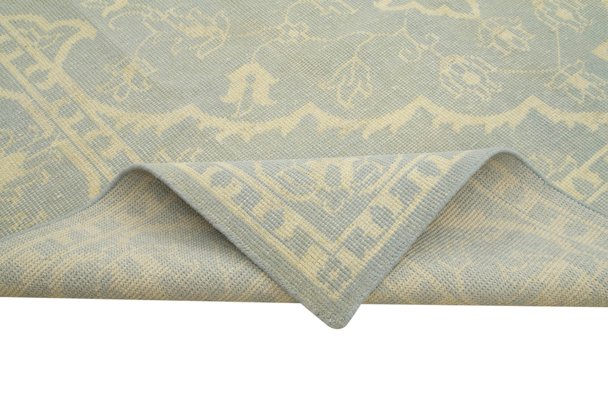 Handmade Wool Area Rug – Classic Beige Turkish Hand Knotted Carpet 9'2''x11'10''