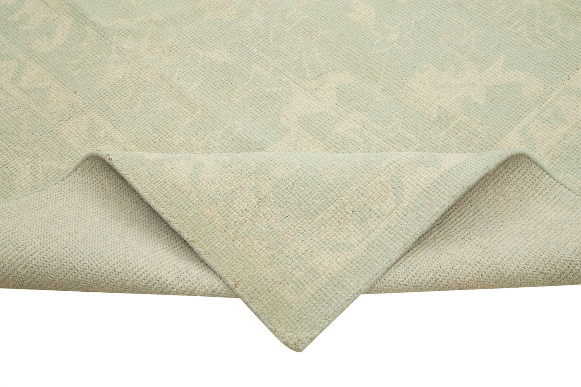Handmade Wool Area Rug - Classic Beige Cotton Wool Rug 9'x12' by Agacan