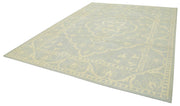 Handmade Wool Area Rug – Tebriz Classic Beige Cotton Wool Carpet 8'10''x11'11''