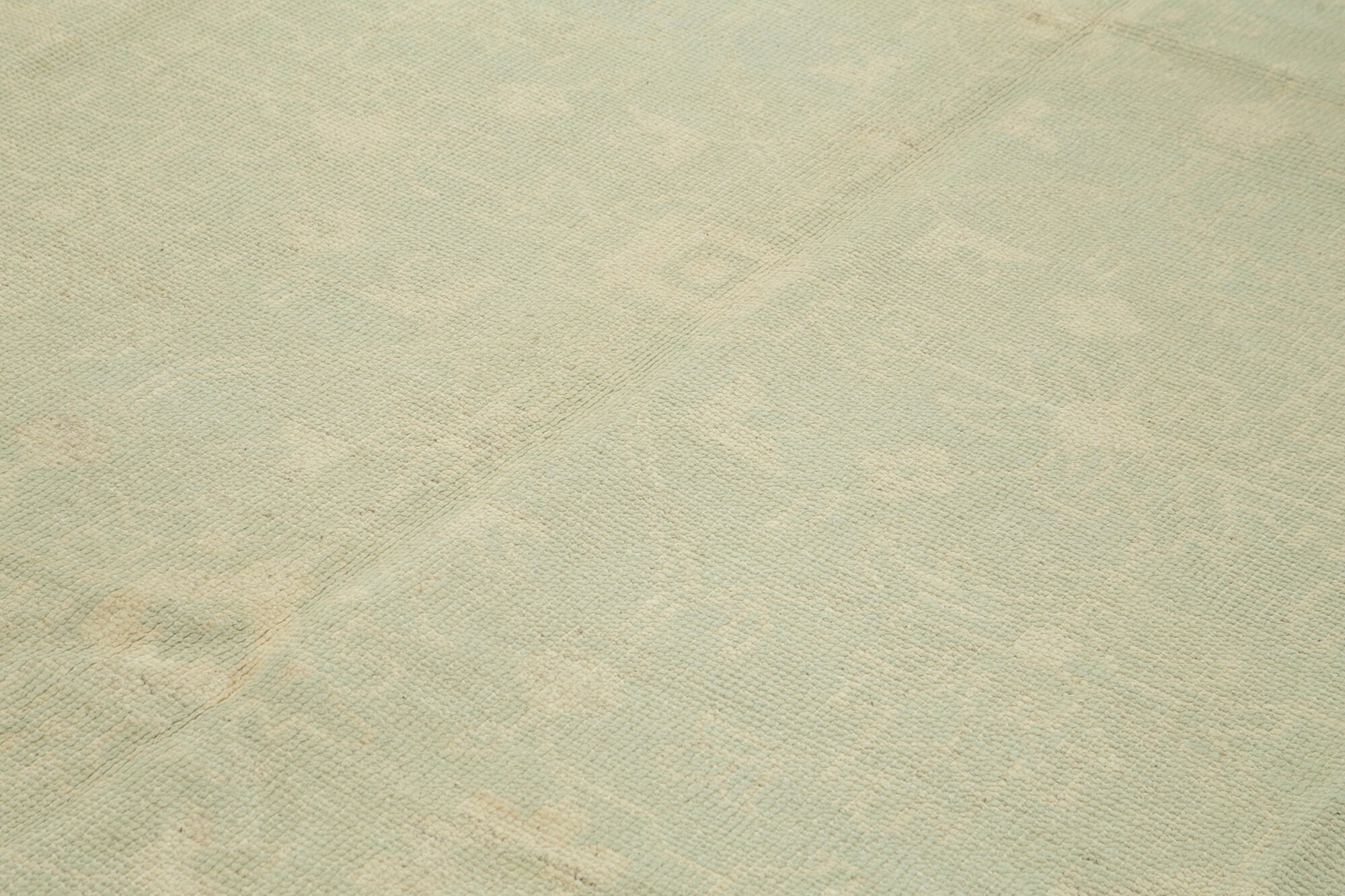 Handmade Cotton Wool Rug – Classic Beige Area Rug, Durable Wool Carpet 8'11''x12'