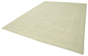 Handmade Wool Area Rug – Tebriz Classic Beige 8x12 Cotton Wool Carpet