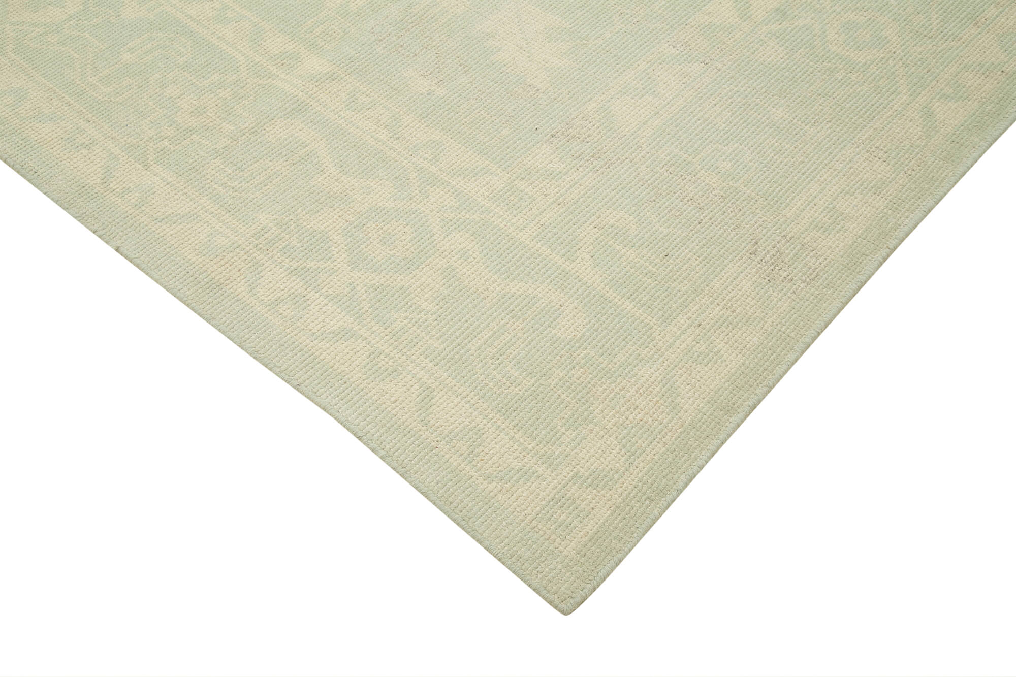 Handmade Wool Area Rug – Tebriz Classic Beige 8x12 Cotton Wool Carpet