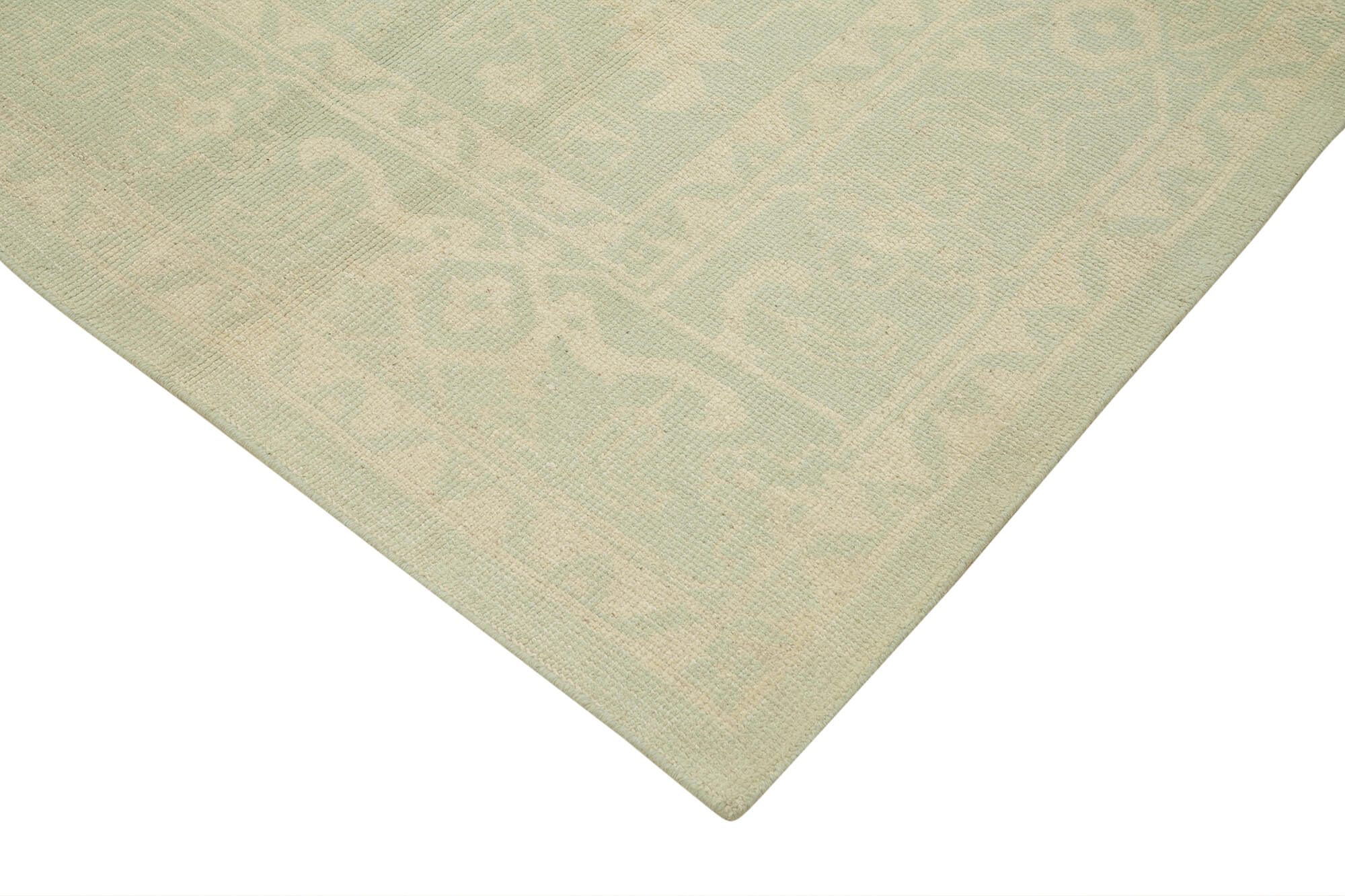 Handmade Wool Area Rug – Classic Beige Cotton Wool Rug 8'11''x11'11'' Soft Durable