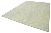 Handmade Wool Area Rug – Classic Beige Rug | Vintage Turkish Carpet 8x12
