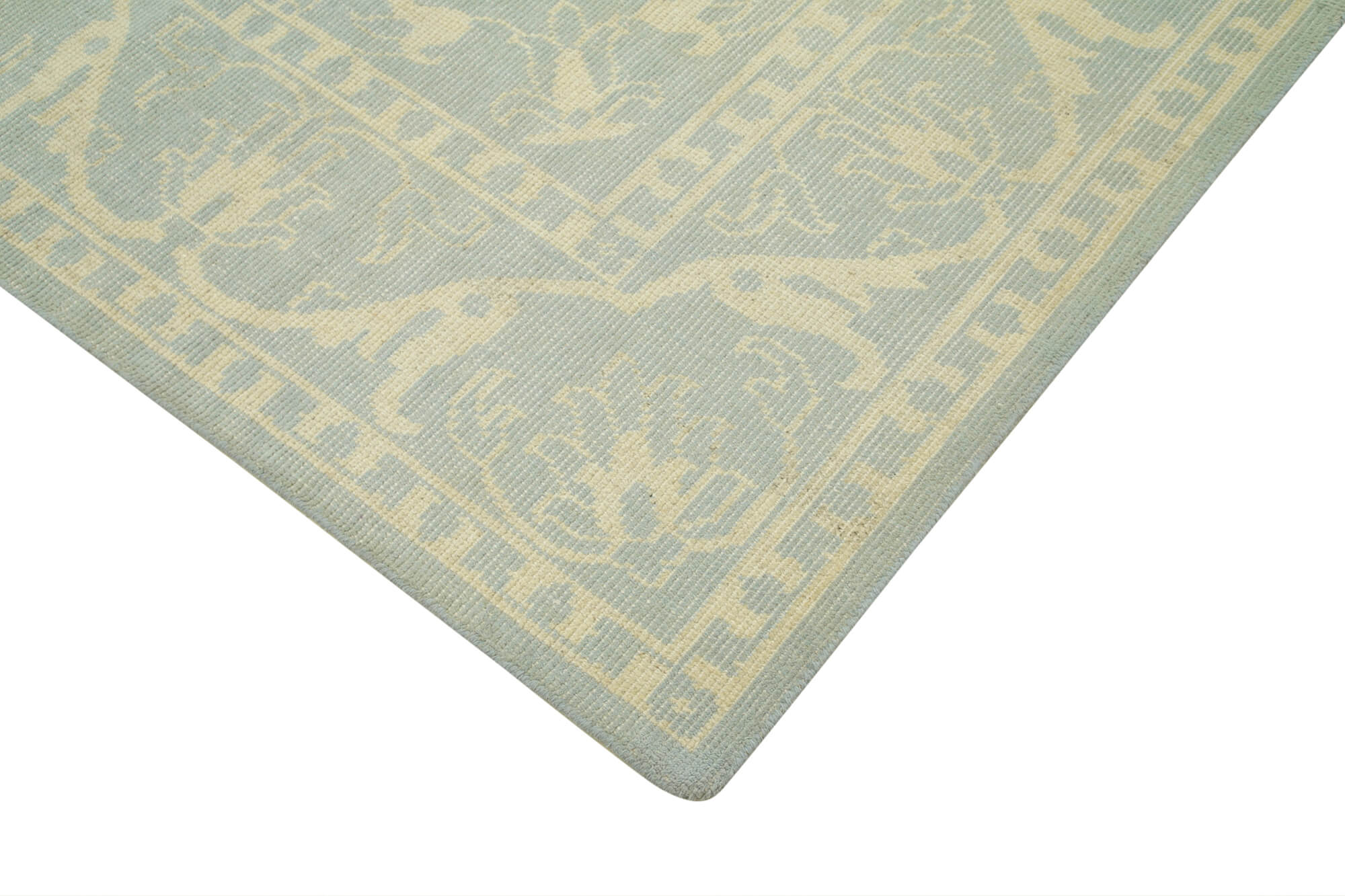 Handmade Wool Area Rug – Classic Beige Rug | Vintage Turkish Carpet 8x12