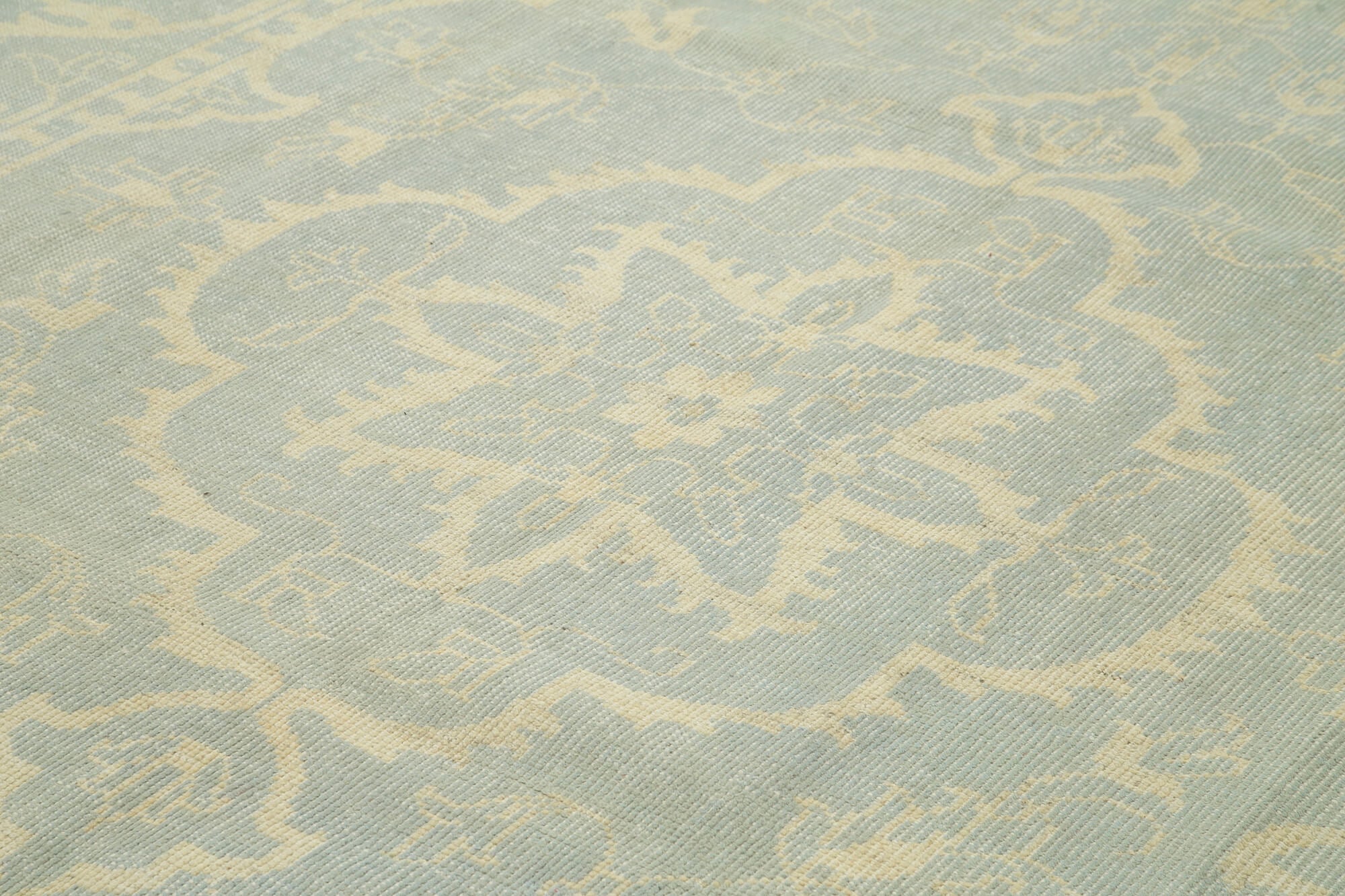 Handmade Wool Area Rug – Classic Beige Rug | Vintage Turkish Carpet 8x12