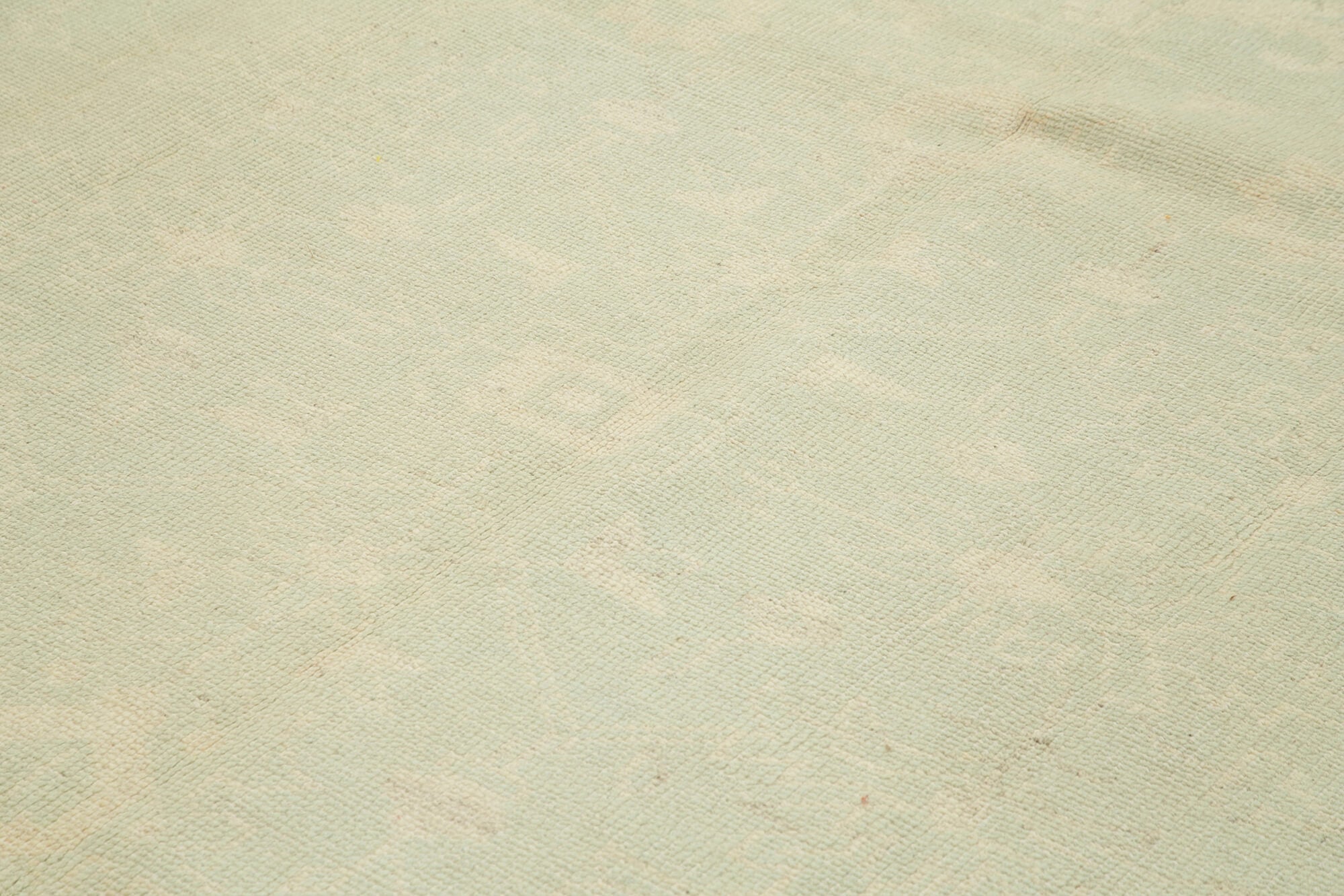 Handmade Area Rug | Classic Beige Vintage Wool Cotton Carpet 8'11''x12'1''