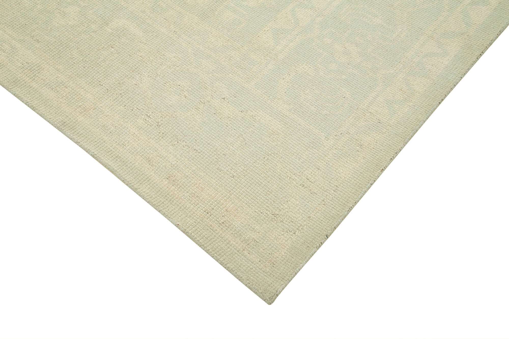 Handmade Wool Area Rug | Tebriz Beige Classic Cotton & Wool Vintage Carpet