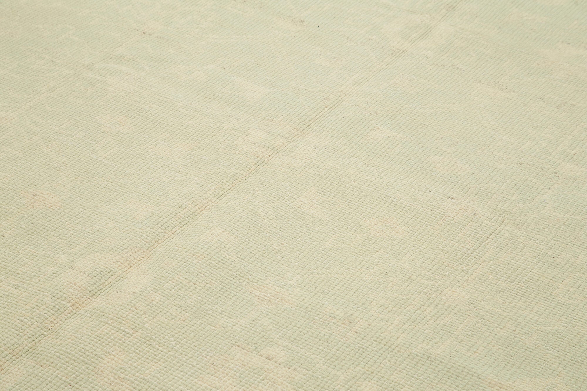 Handmade Wool Area Rug – Classic Beige Cotton Wool Rug 7'11''x10'1'' Turkish Vintage