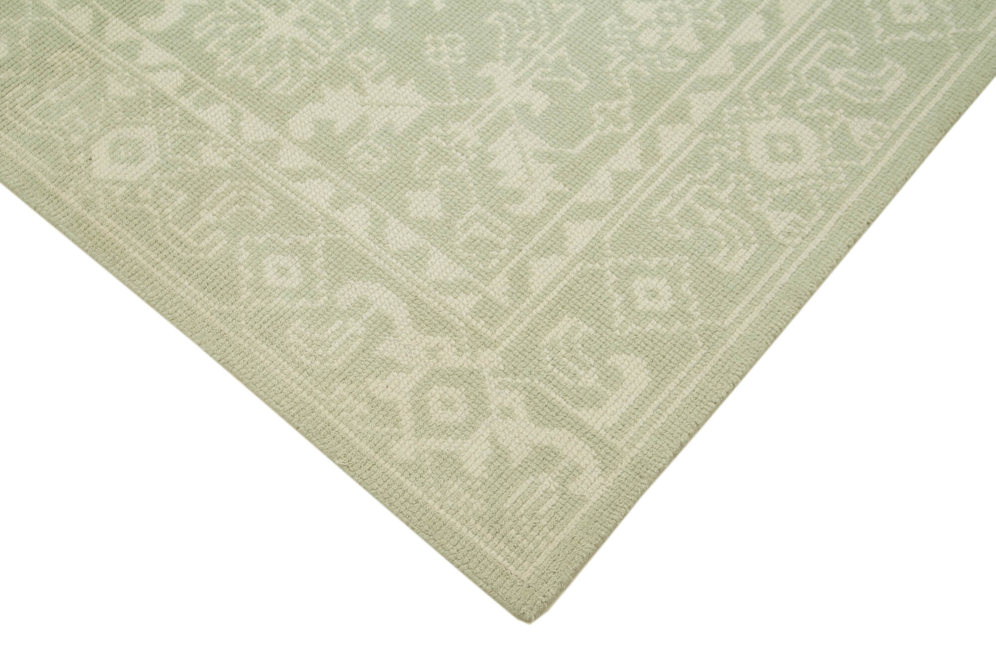 Handmade Wool Area Rug – Classic Beige Turkish 5x8 Cotton Wool Rug