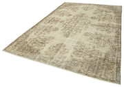 Handmade Wool Area Rug | Traditional Hand Knotted Turkish Wool Rug, Soft Vintage Carpet