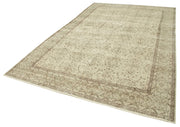 Handmade Wool Area Rug | Traditional Hand Knotted Turkish Wool Rug Beige