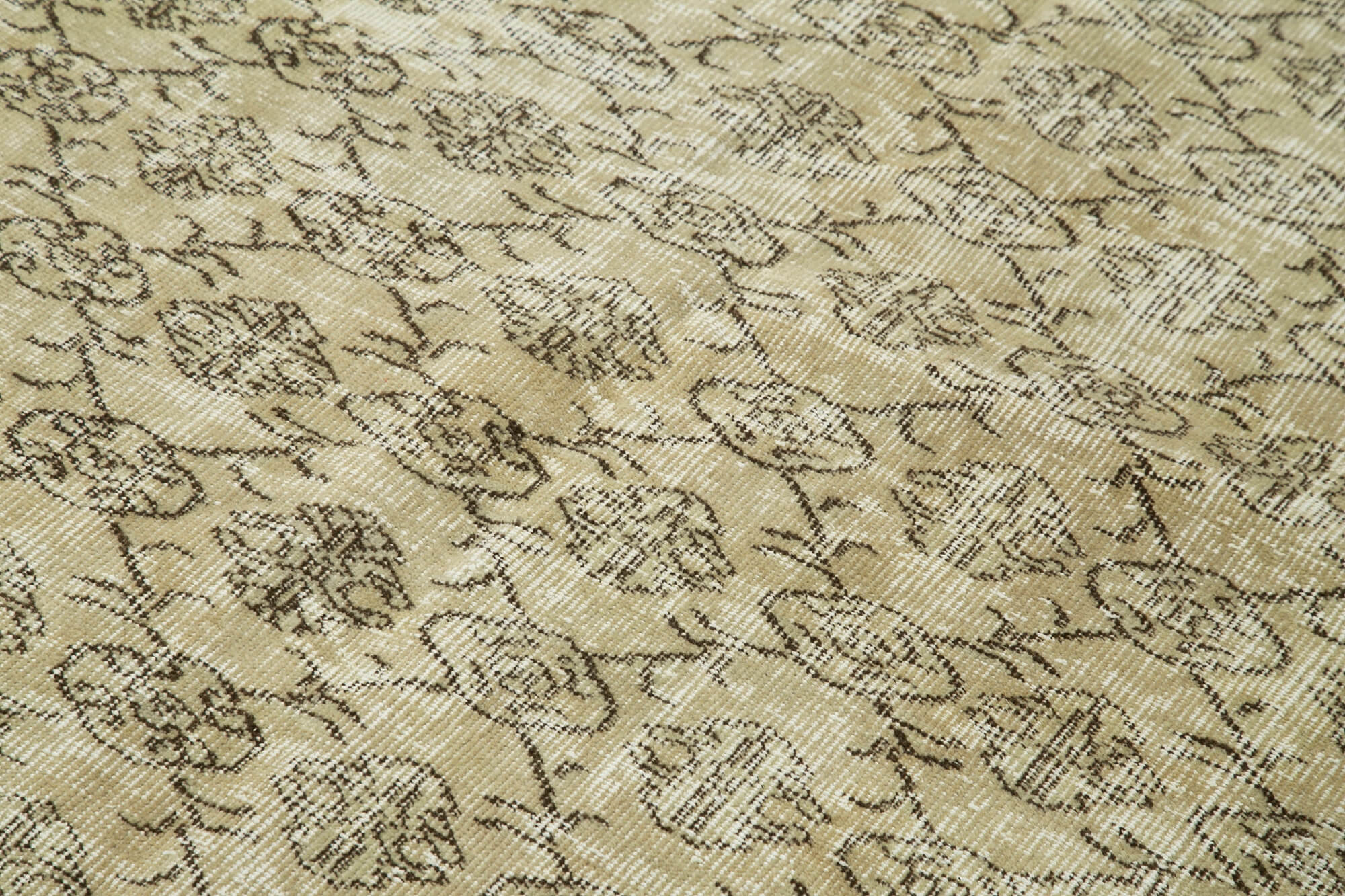 Vintage Wool Area Rug – Handmade Cotton Rug | Turkish Wool Carpet 5'10'' x 9'0''