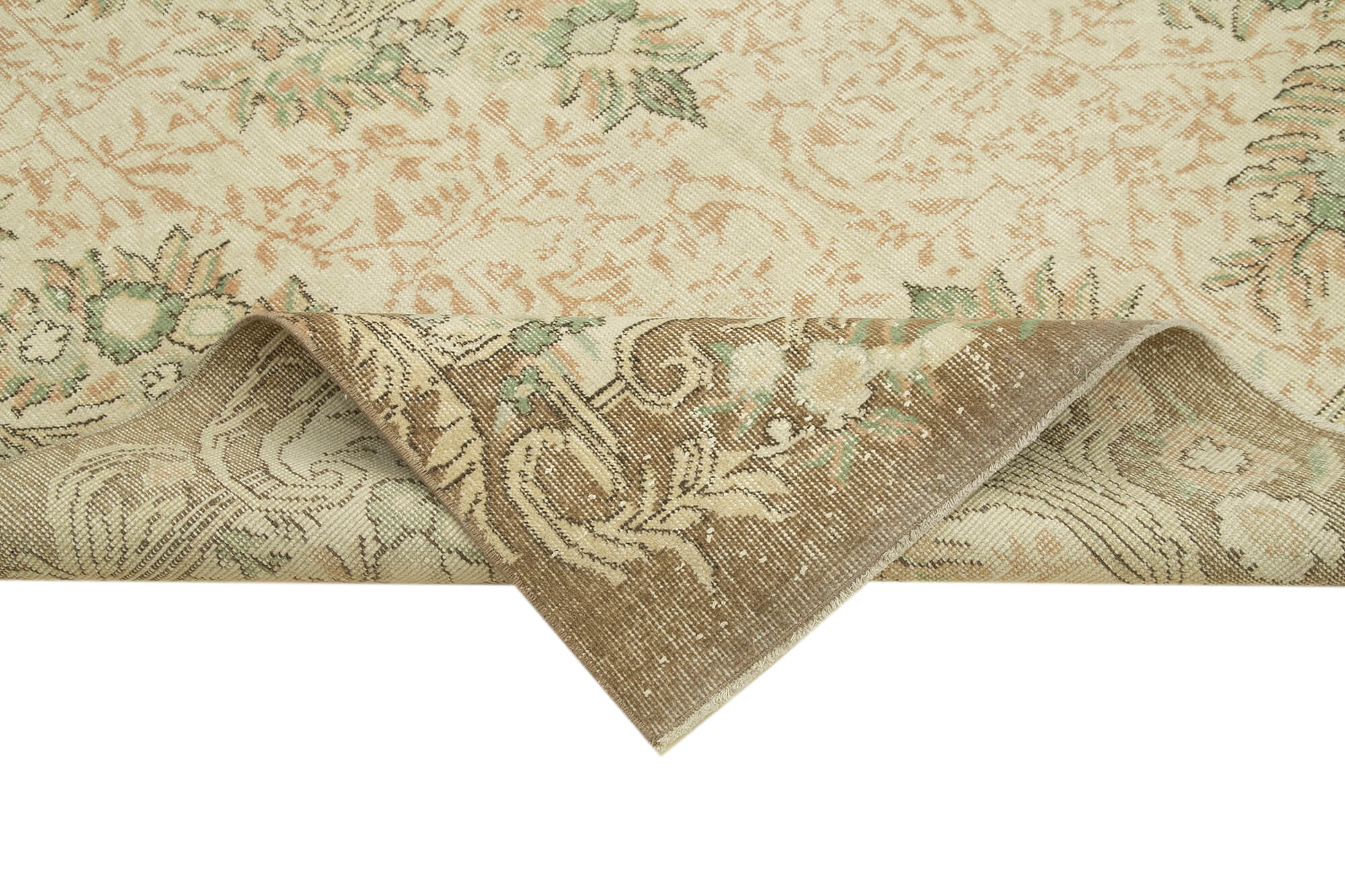 Handmade Wool Area Rug | Turkish Hand Knotted Carpet – Neutral Tone Rugs