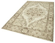 Handmade Wool Area Rug – Durable Wool Carpet with Soft Cotton Weave | Vintage Cotton Rug