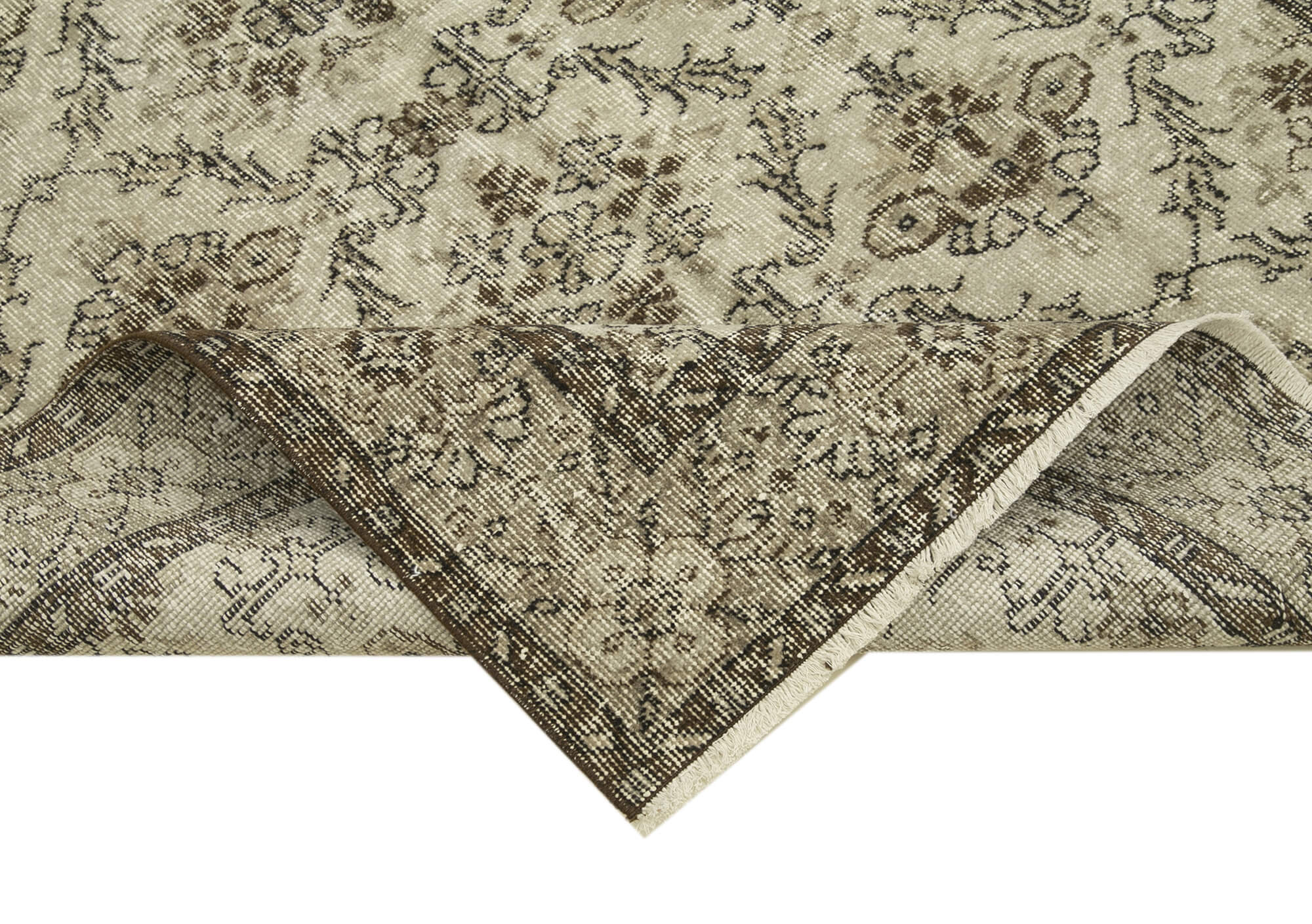 Handmade Wool Area Rug | Classic Vintage Carpet | Hand Woven Carpet | Rustic Home Decor