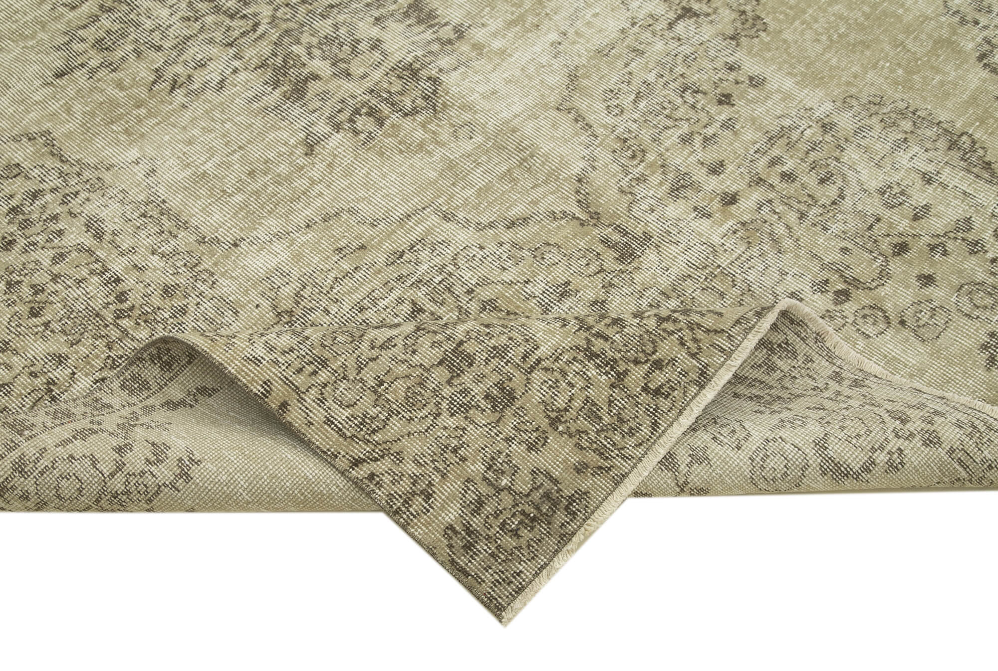 Handmade Wool Area Rug | Durable Cotton Weave, Soft Wool Carpet, Neutral Color Rug